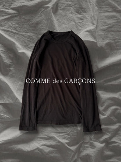 COMME des GARCONS SS11 Cotton Back Outside Long Sleeve T-Shirt Size S