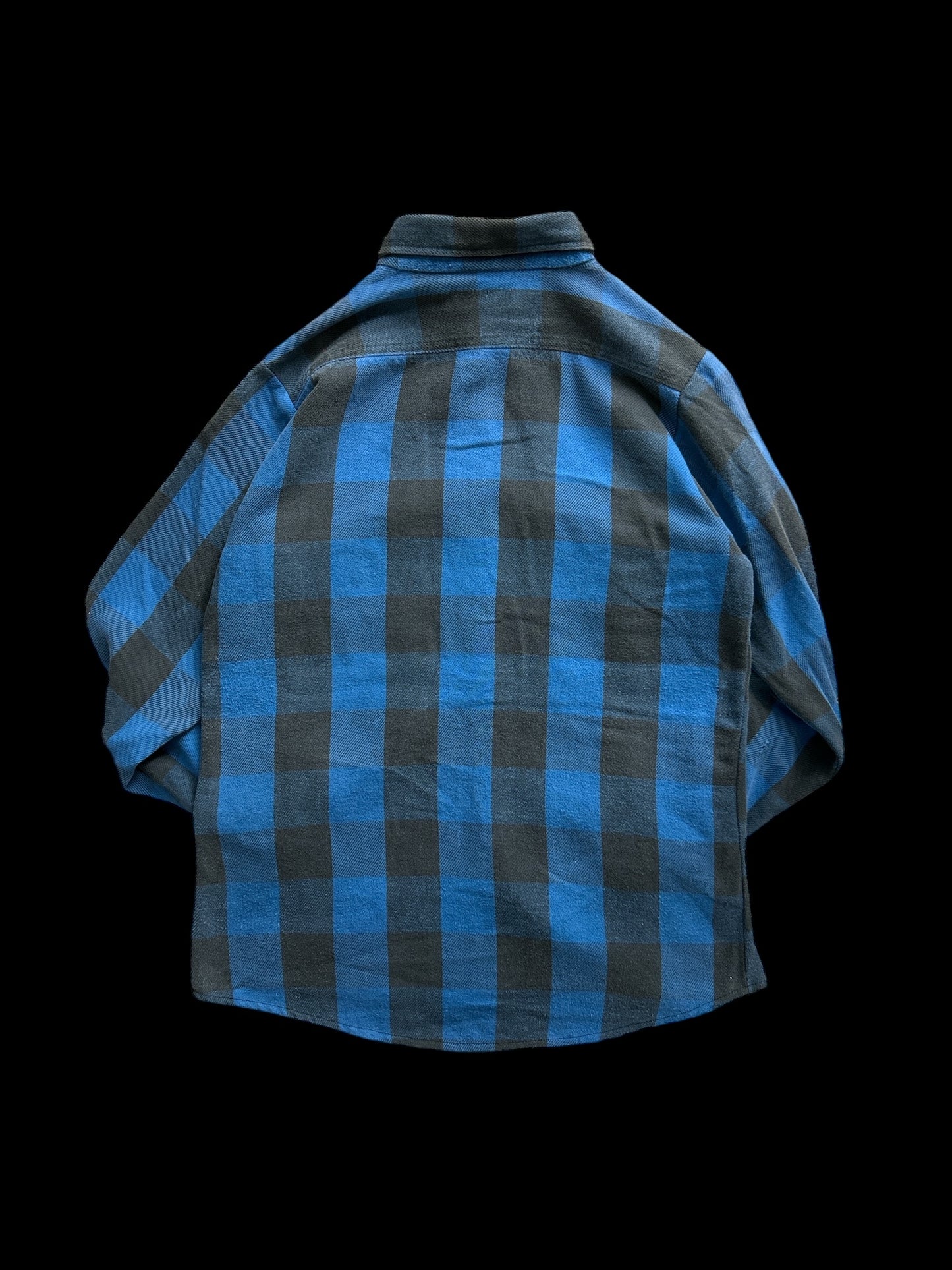 Black check shirt x Black check shirt 90s OshKosh Blue