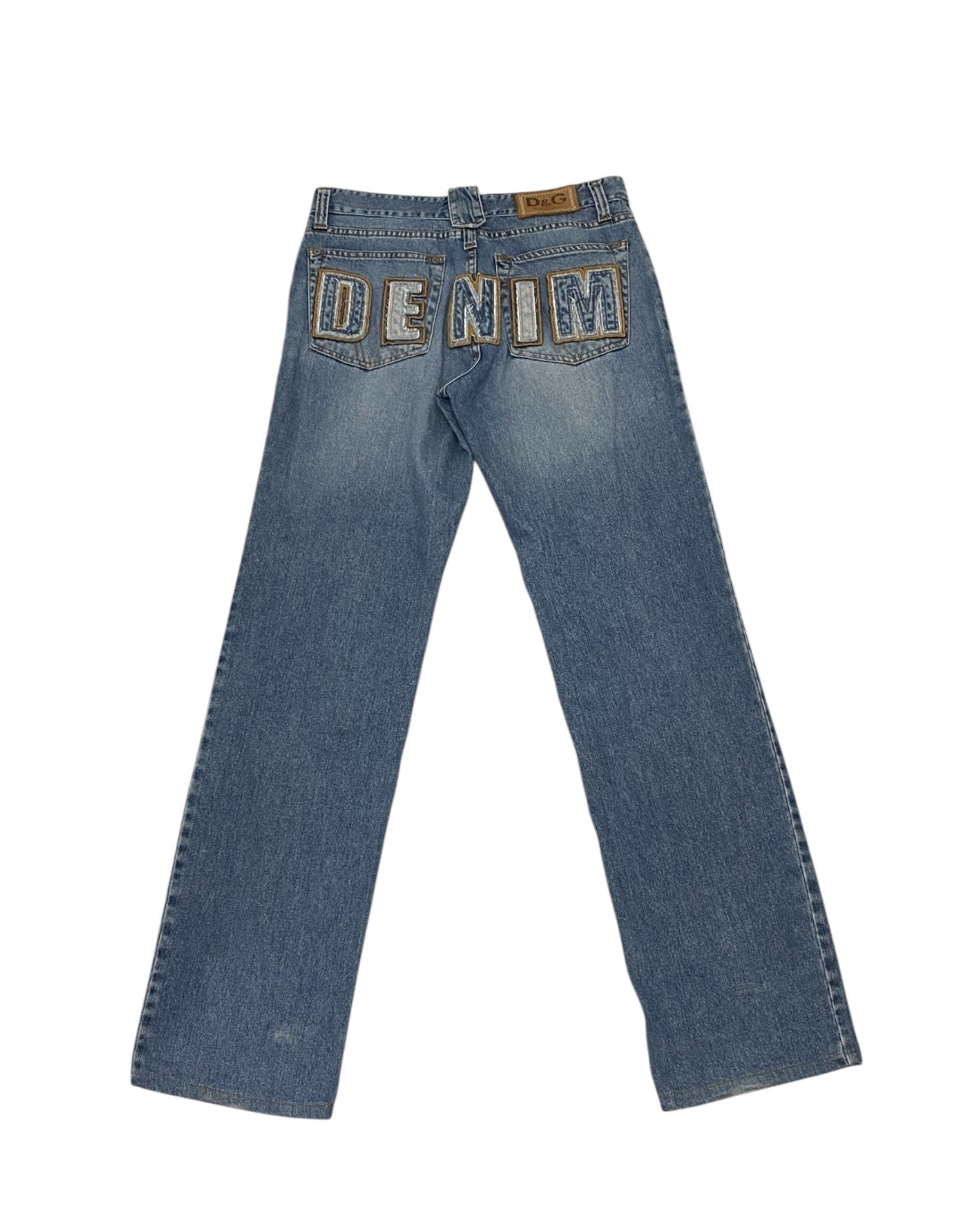 Dolce & Gabbana Faded Blue Denim Jeans