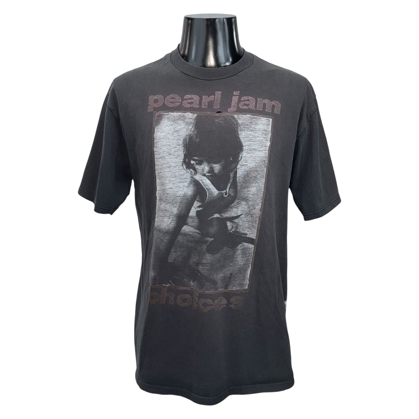 PEARL JAM 90s Vintage "CHOICES" Graphic T-Shirt USA Size L
