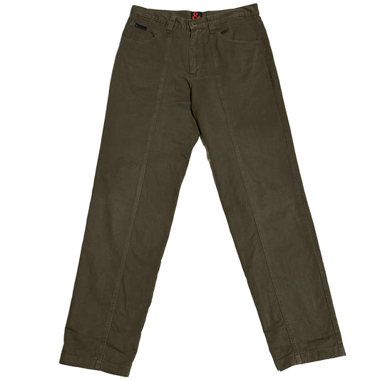 DOLCE&GABBANA 2000s Military Pants Olive Brown Size 48
