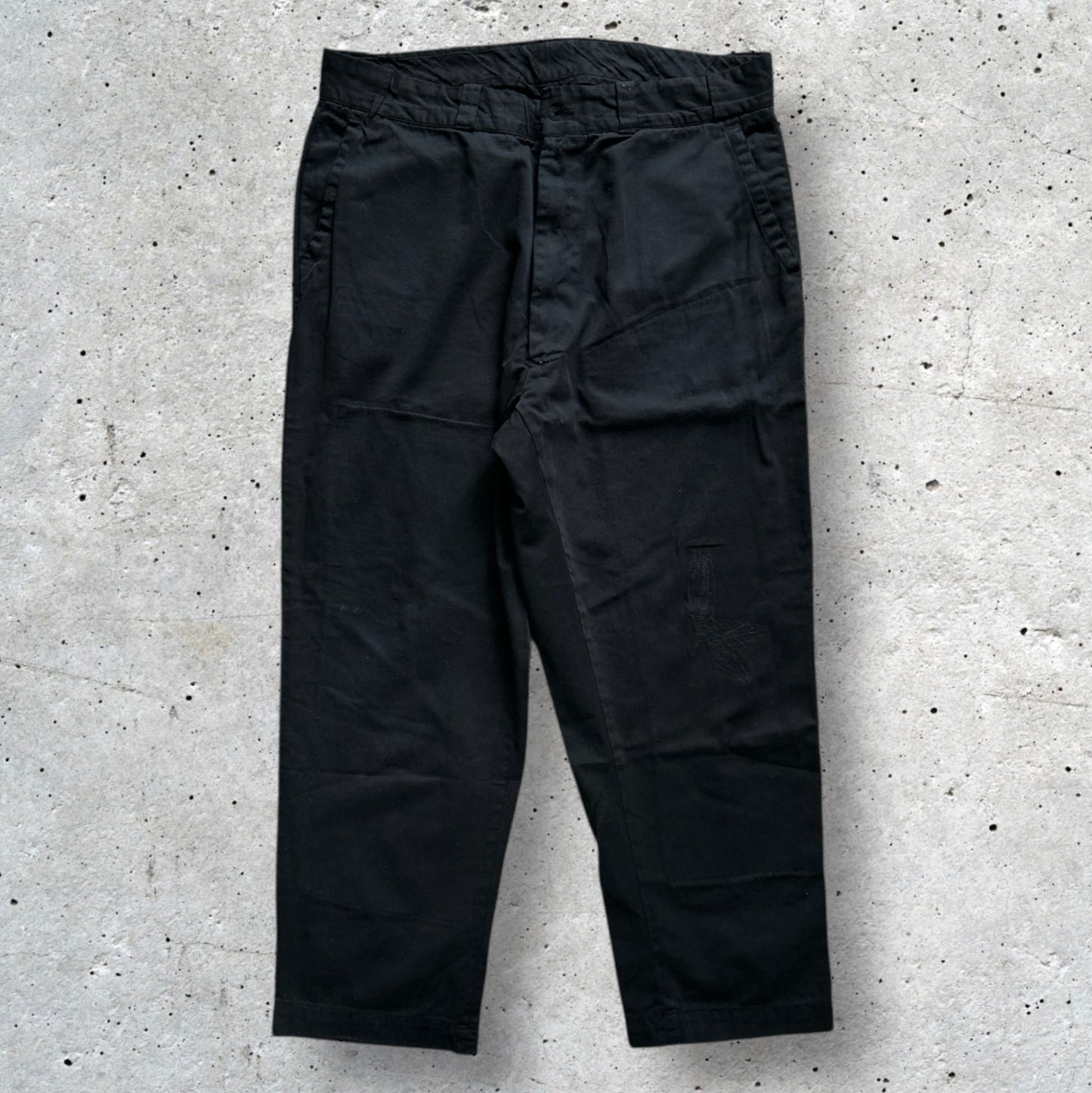 unknown 60's work pants black after dye Size 36