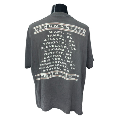 Black Sabbath 90s Vintage DEHUMANAZER TOUR'92 Size XL