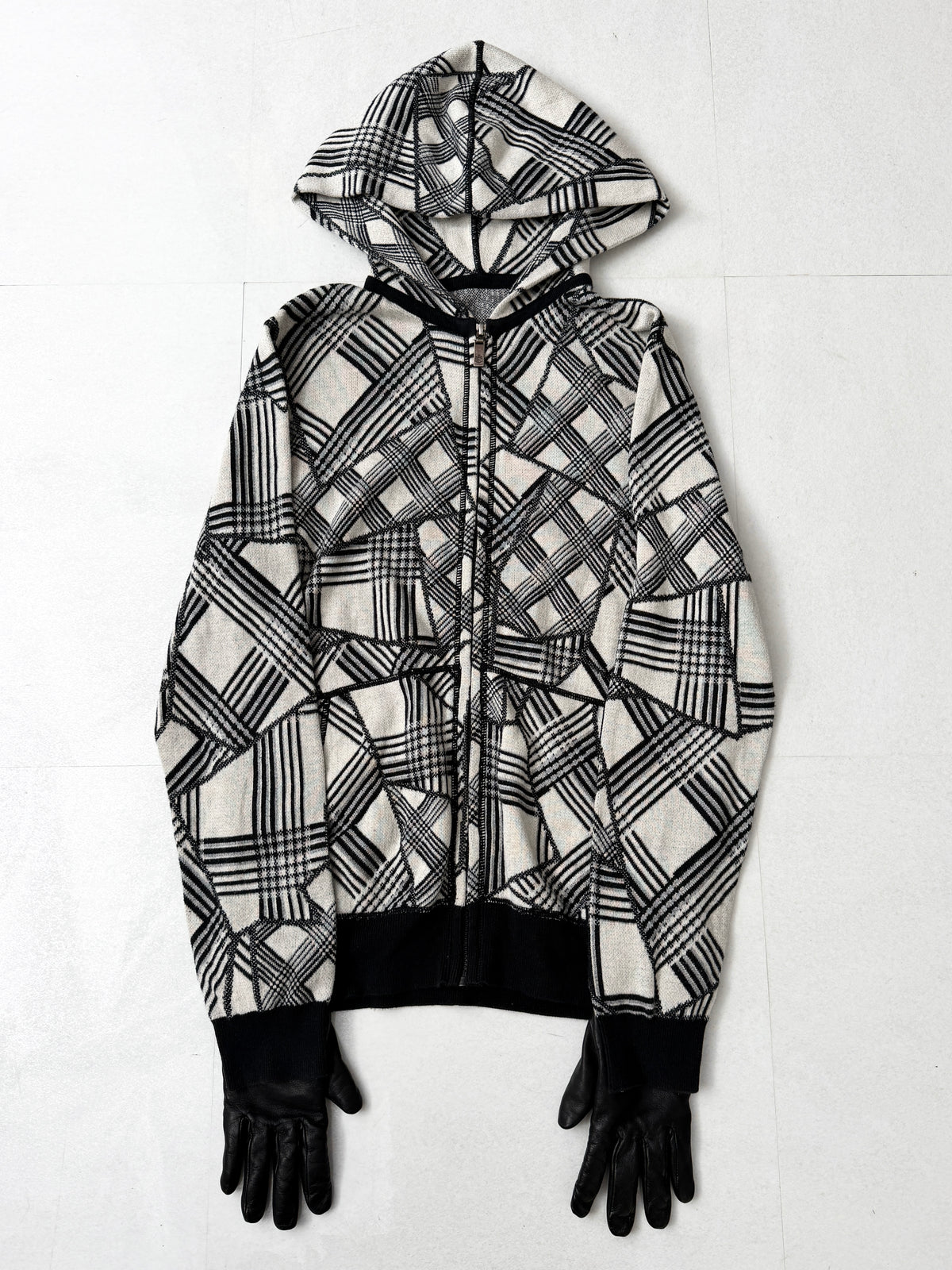 Lucien Pellat-Finet Skull Design Zip Hoodie Size S