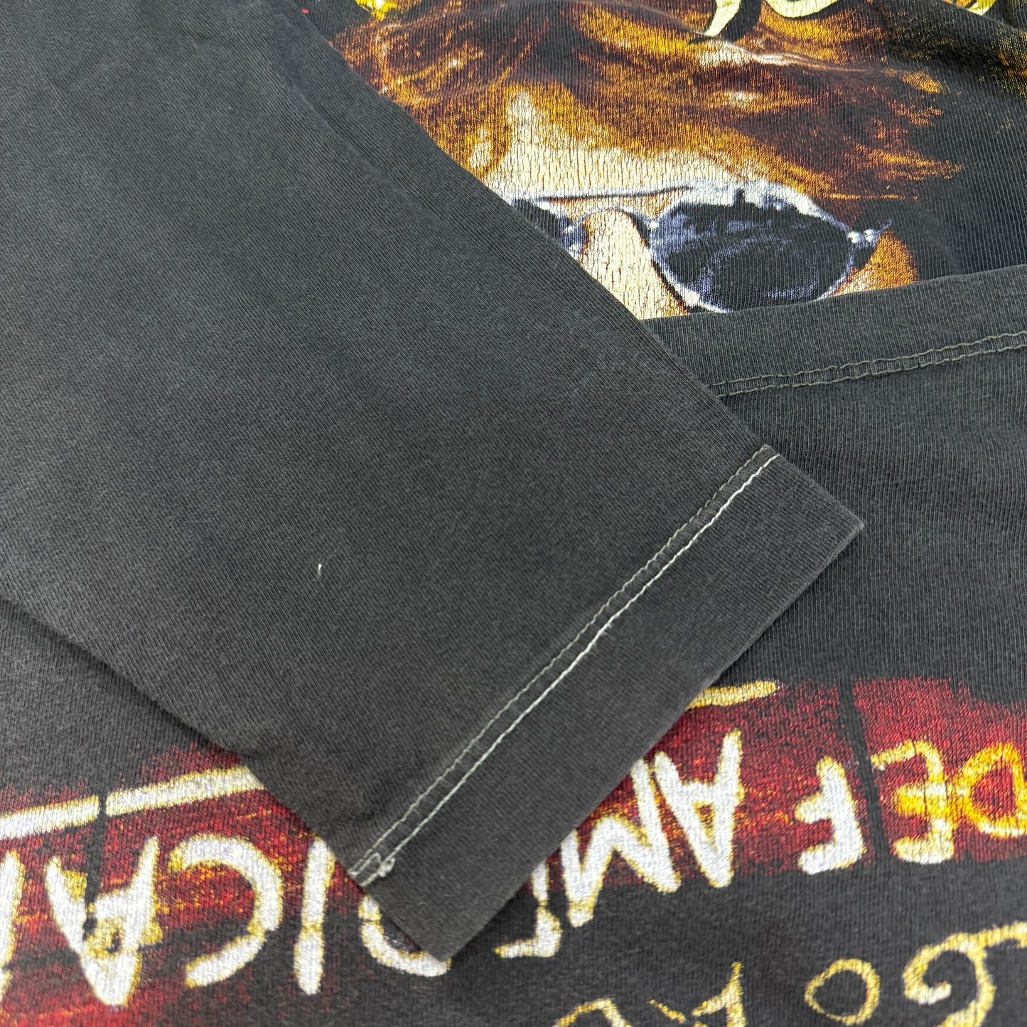 BON JOVI Vintage NY Graffiti Long Sleeve T-Shirt Size L