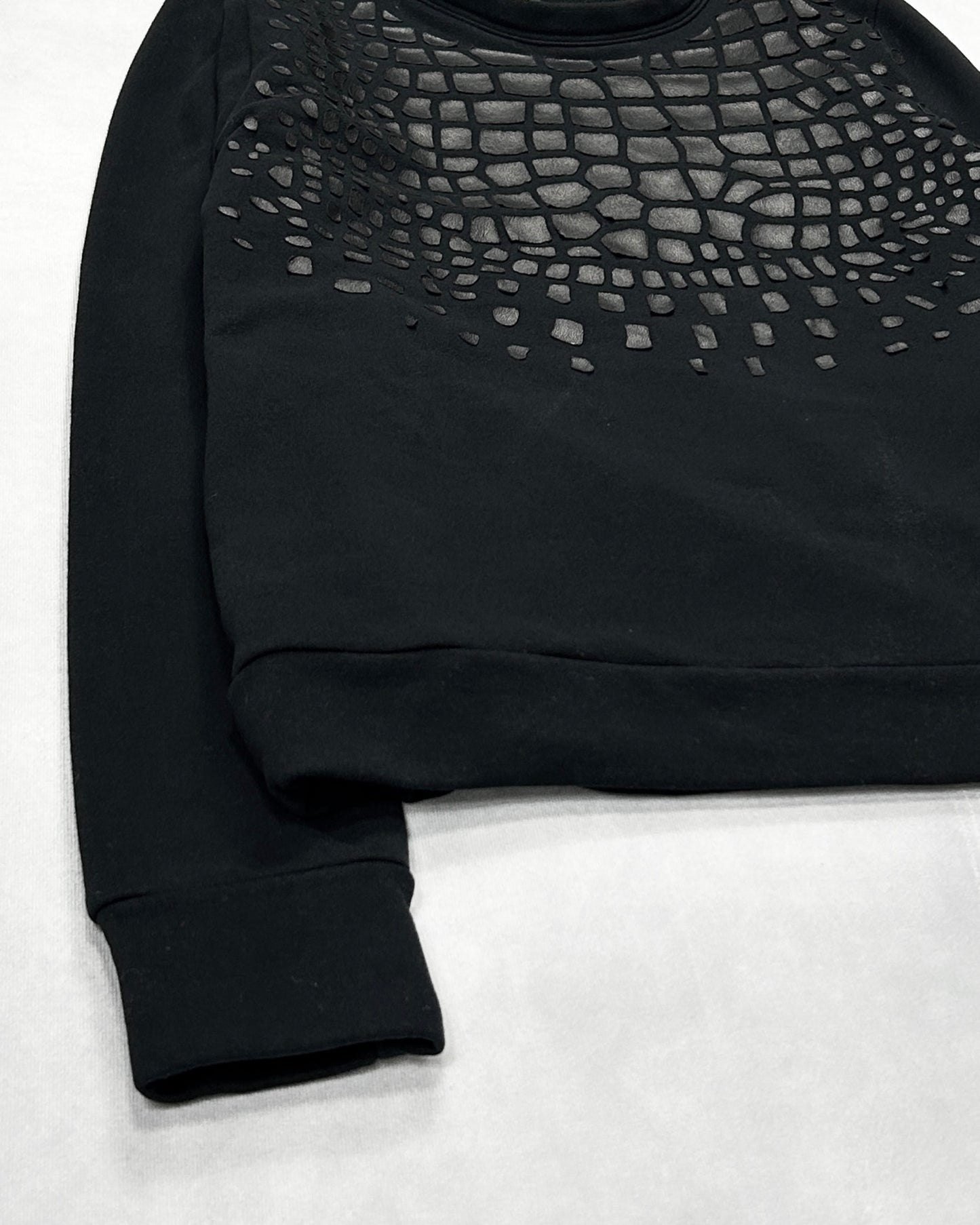 Giorgio Brato Leather Scales Sweatshirt Size M
