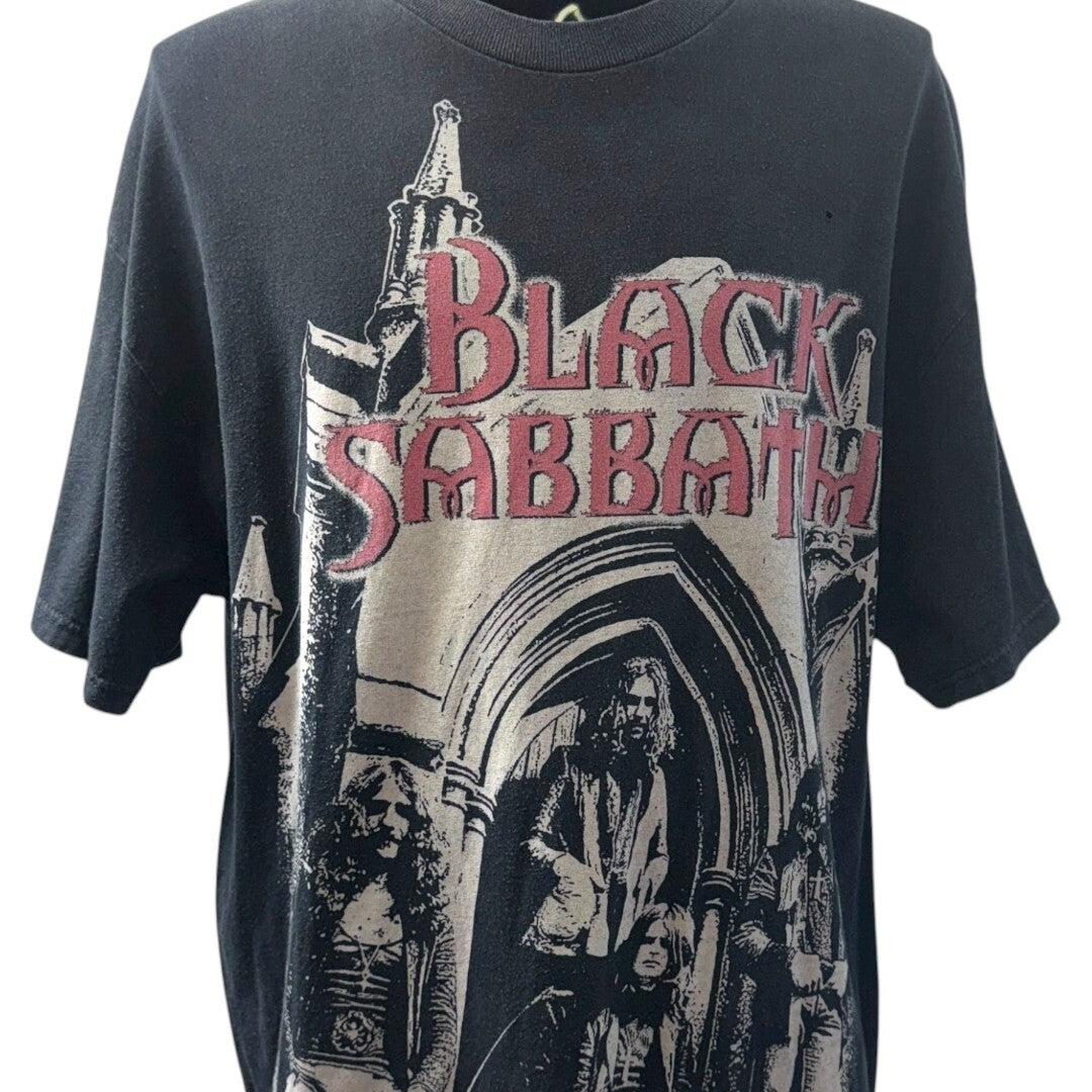 BLACK SABBATH Vintage Band Graphic T-Shirt Black Size XL