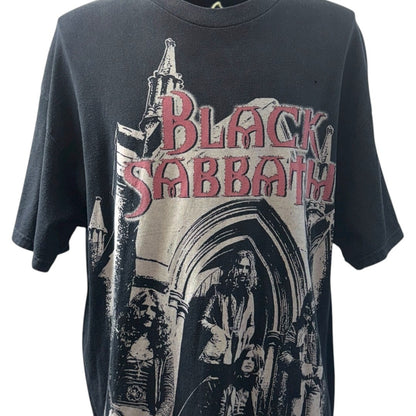 BLACK SABBATH Vintage Band Graphic T-Shirt Black Size XL
