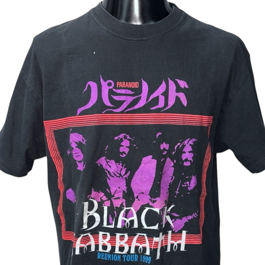 BLACK SABBATH 90s "REUNION TOUR 1999" Katakana Size L