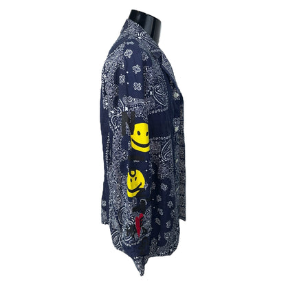 READYMADE BANDANA SLEEPING SHIRT NAVY Size 1
