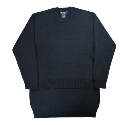 BLACK COMME des GARCONS Crew Neck Long Sleeve Sweater Size M