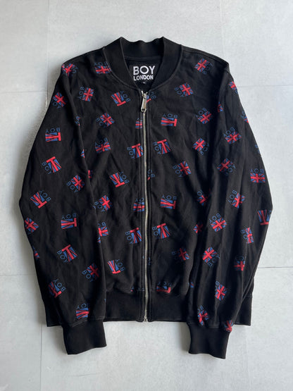 Boy London Union Jack Zip Jacket Cotton Size M