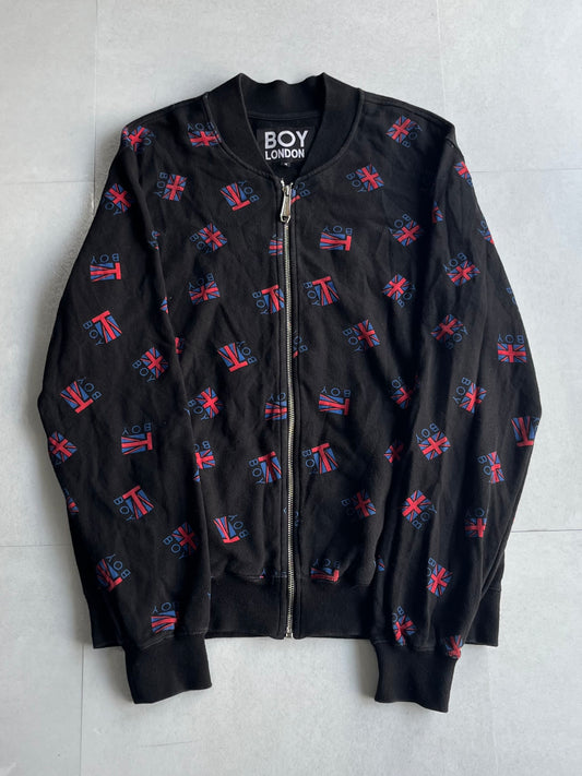 Boy London Union Jack Zip Jacket Cotton Size M