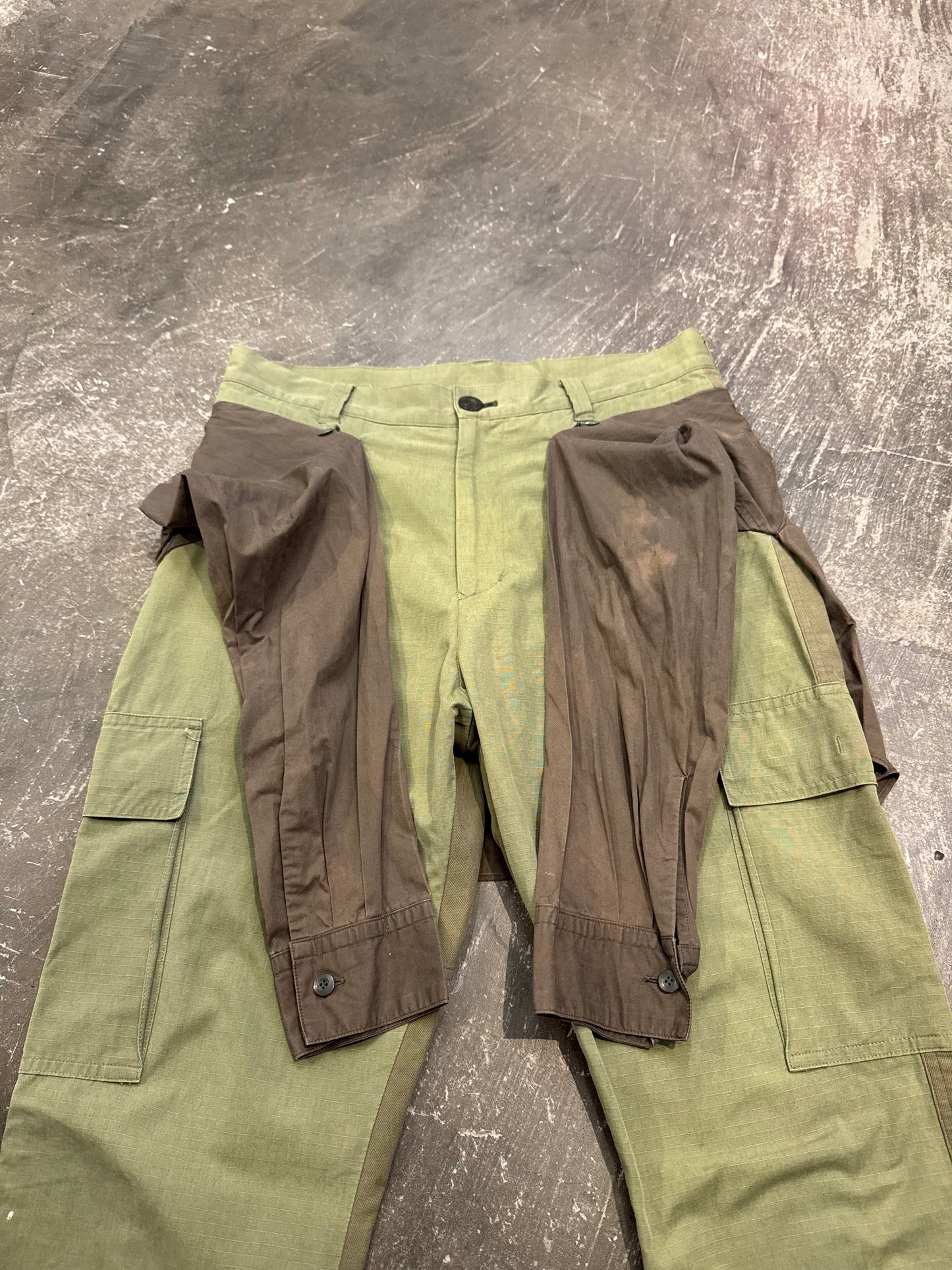 undercover 01SS Khaki Cotton Pants Size M