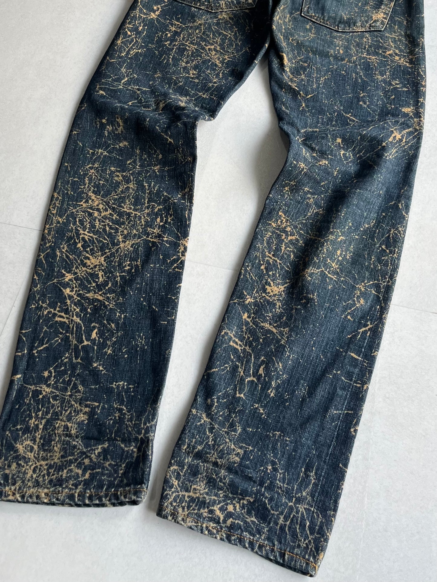 Swagger Damaged Blue Denim Pants Size 30