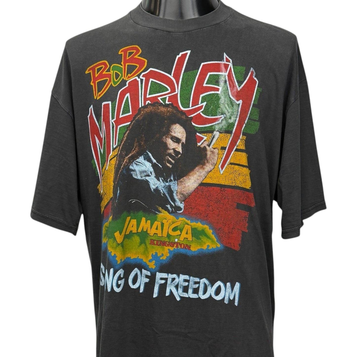 BOB MARLEY 90s Song of Freedom T-Shirt Size XL