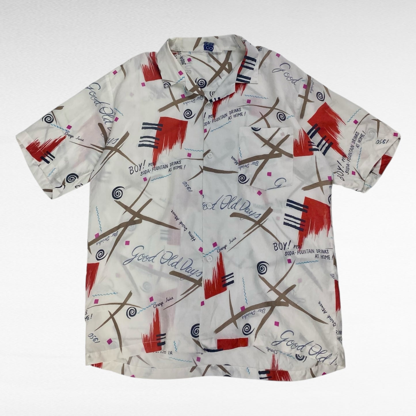 y.jac Open Collar Shirt Size L