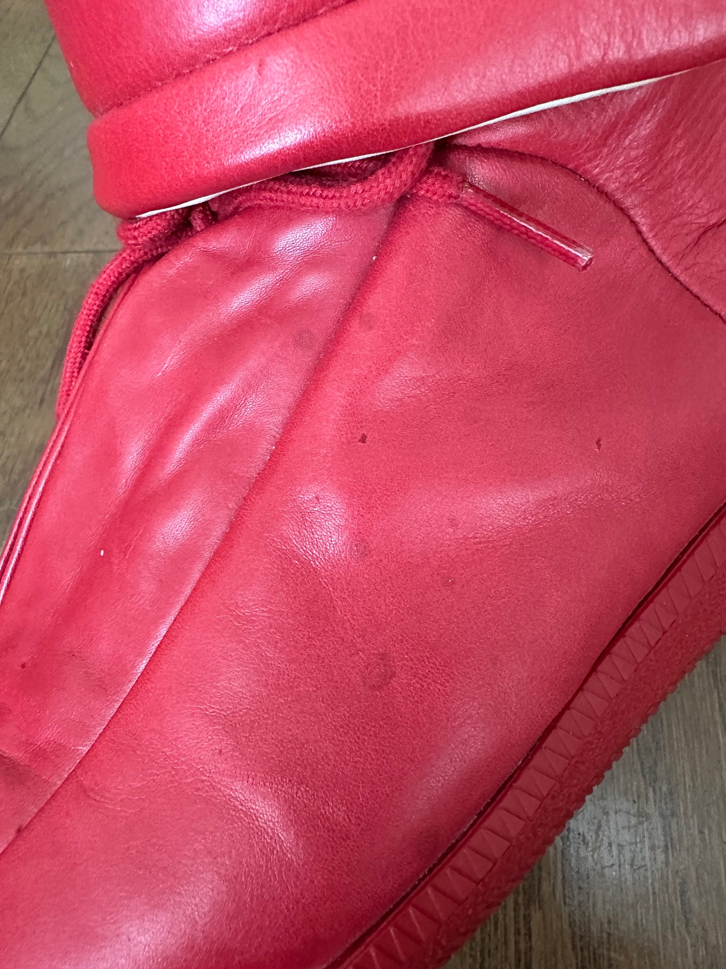 Maison Margiela Red Future Hi-Top Sneakers