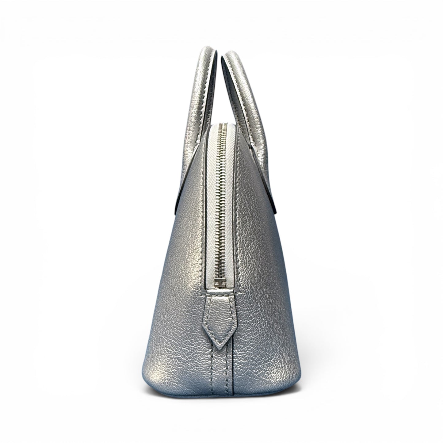 HERMES Mini Bolide 1923 Metallic Chevre Bag Size ONE SIZE