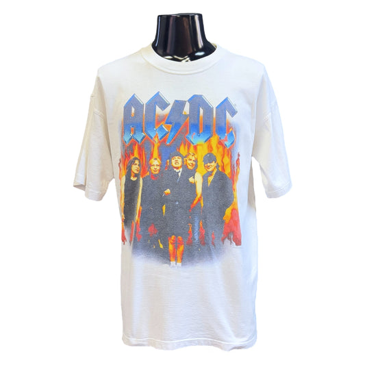 AC/DC STIFF UPPER LIP TOUR 2001 T-Shirt Size XL