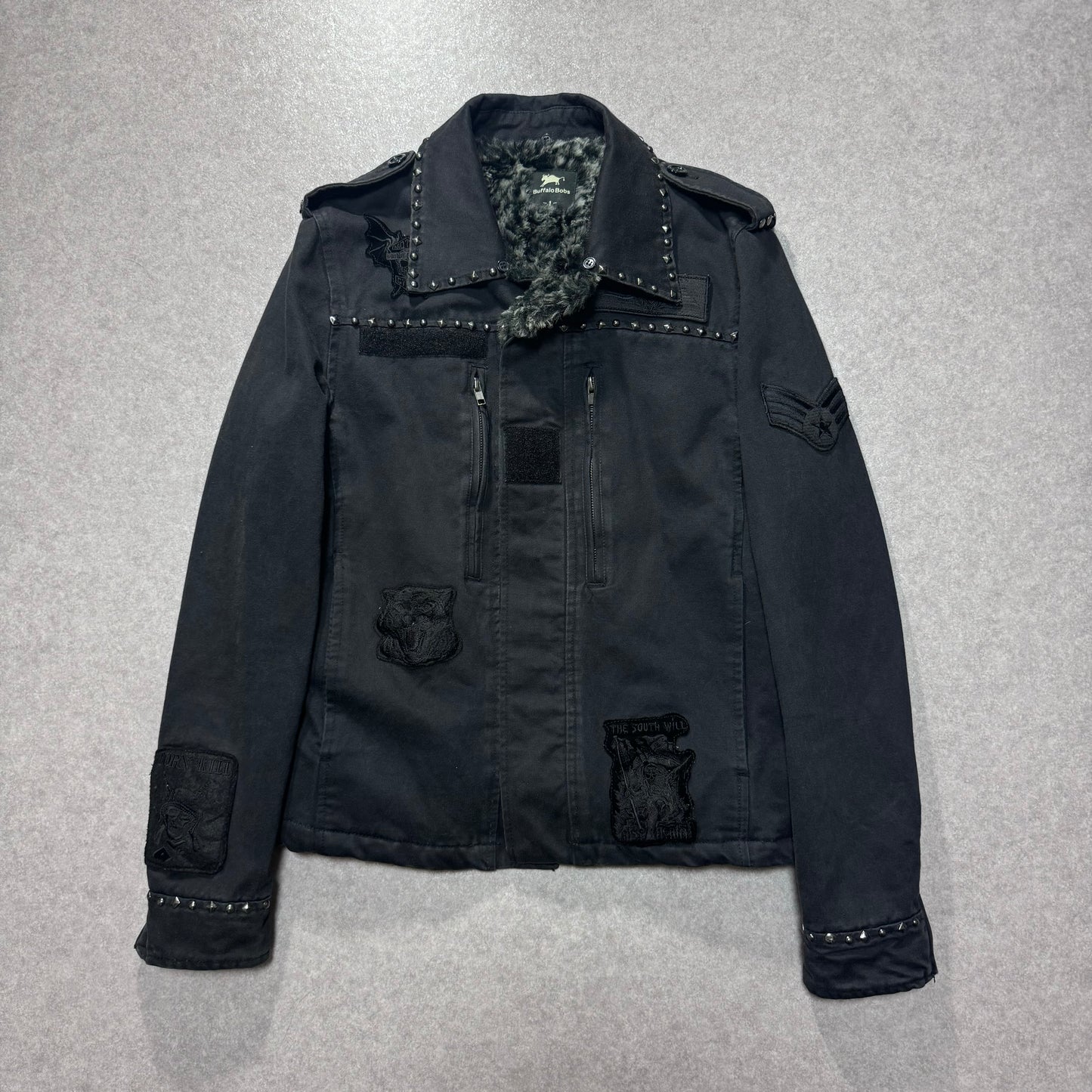 BUFFALO BOBS Black Long Sleeve Shirt Size S