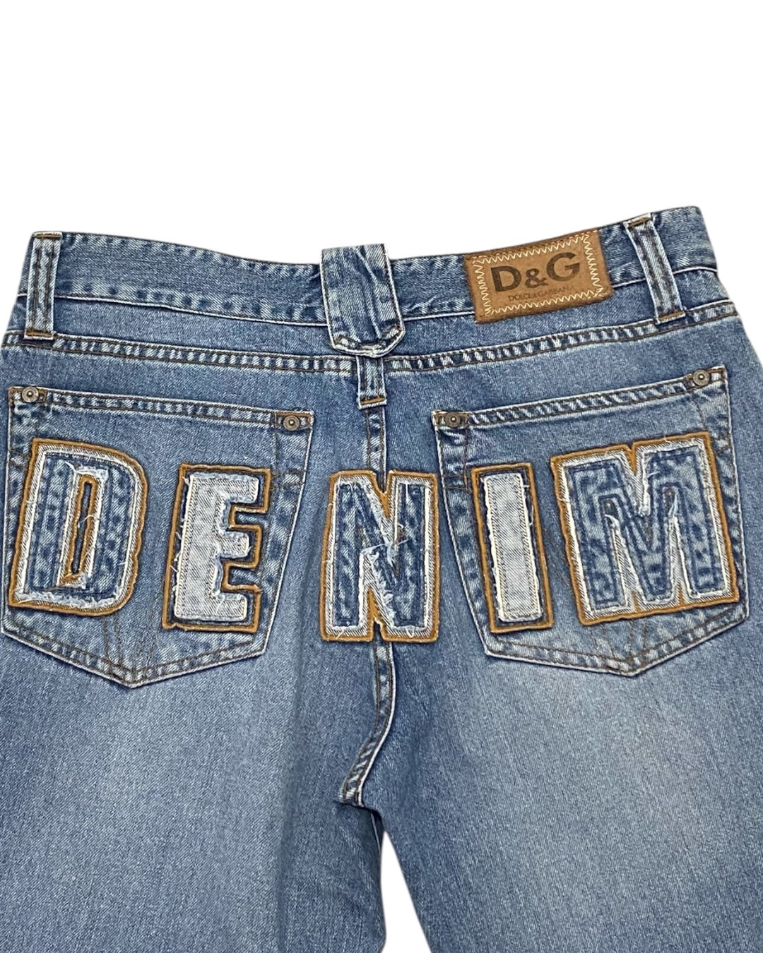 Dolce & Gabbana Faded Blue Denim Jeans