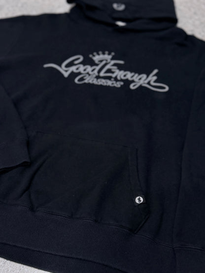 GOODENOUGH ROUND BODY CLASSICS Black Hoodie Size XL
