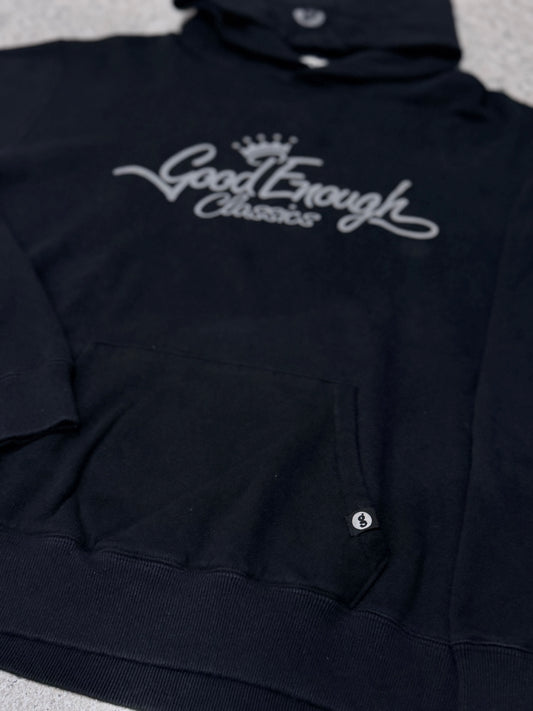 GOODENOUGH ROUND BODY CLASSICS Black Hoodie Size XL