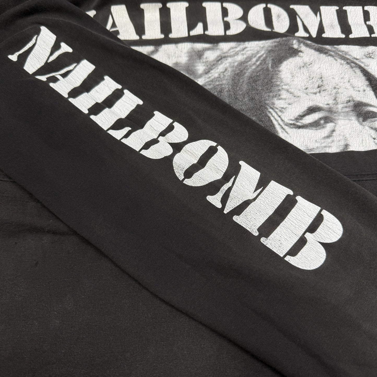 NAILBOMB 90s Point Blank Album Art Sleeve T-Shirt Size XL
