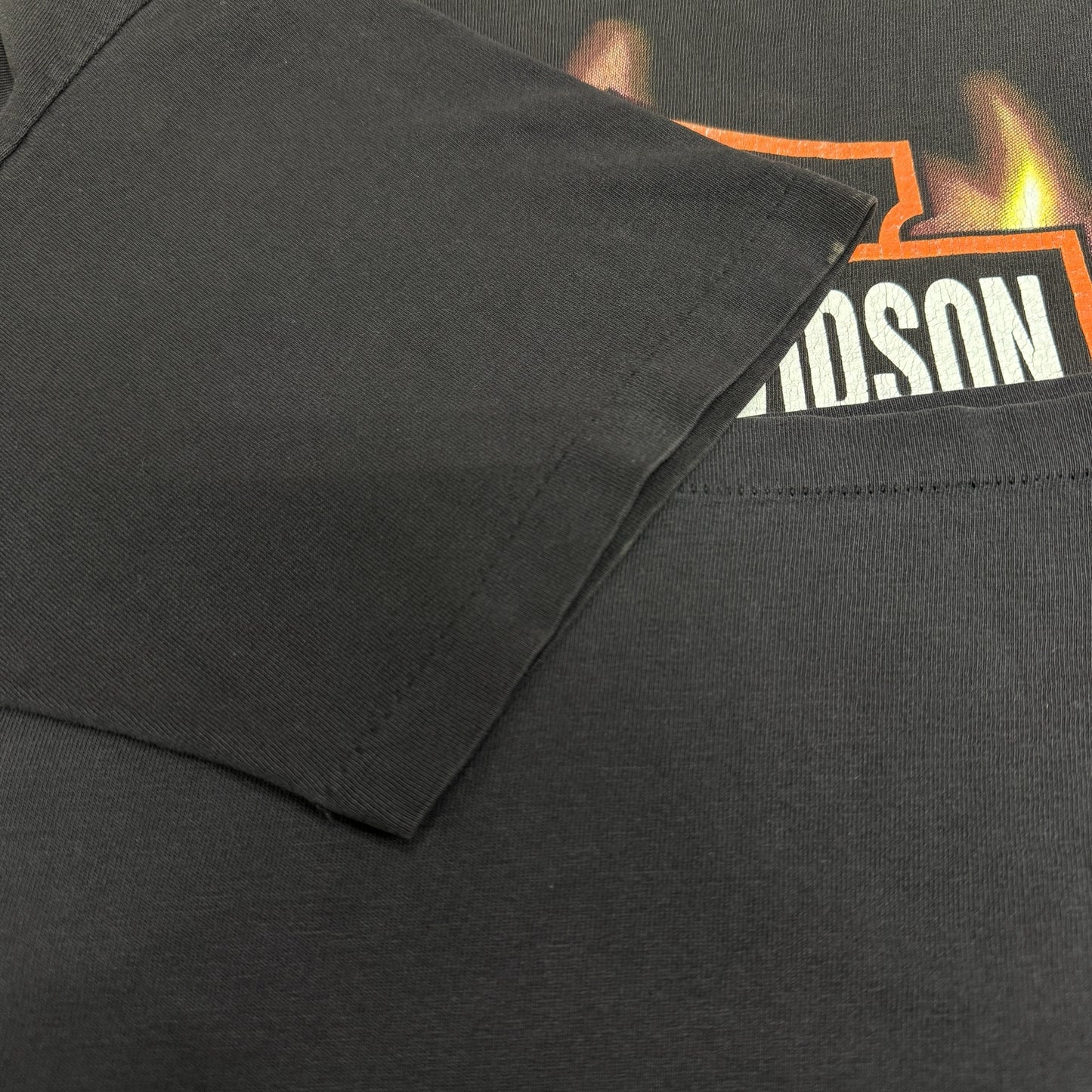 HARLEY-DAVIDSON 90s Fire Bar & Shield T-Shirt Size L