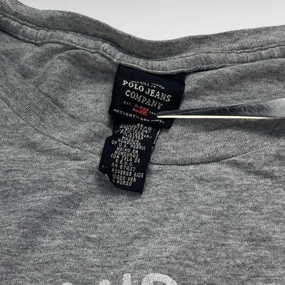 POLO JEANS Ralph Lauren Short Sleeve T-Shirt Gray Size XXL