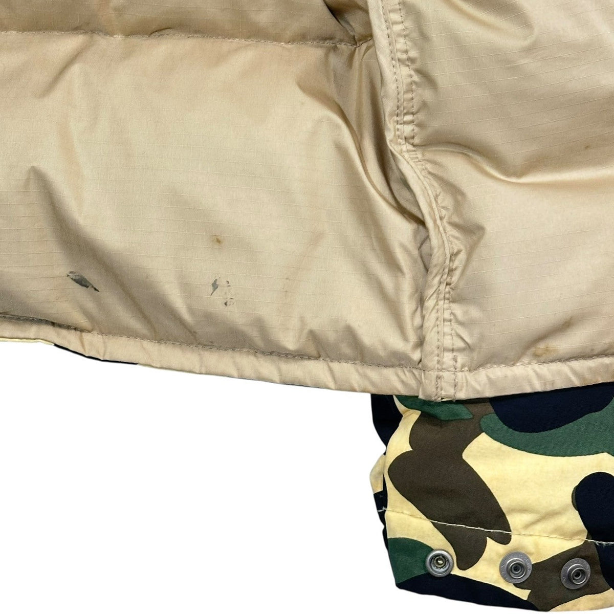 Bape A BATHING APE 90's 1st Camo Goose Down Jacket Size M