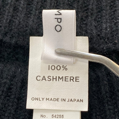 YAECA CONTEMPO Cashmere Crewneck Sweater Black Size L