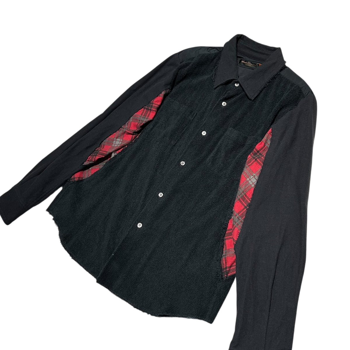 UNDERCOVERISM 05SS Reconstructed Side Black Red Shirt Size 2