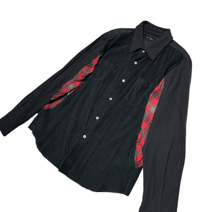UNDERCOVERISM 05SS Reconstructed Side Black Red Shirt Size 2