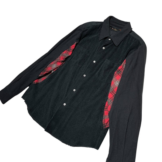 UNDERCOVERISM 05SS Reconstructed Side Black Red Shirt Size 2
