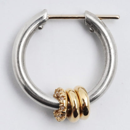 SPINELLI KILCOLLIN Ara SG Deux 18K Gold Hoop Earrings Size F
