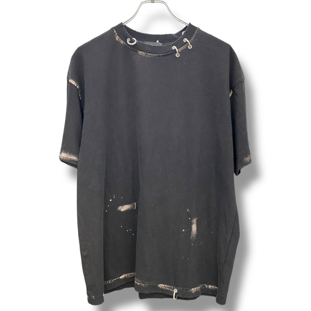 WE11DONE 25SS Piercing Detail T-Shirt Black Size S
