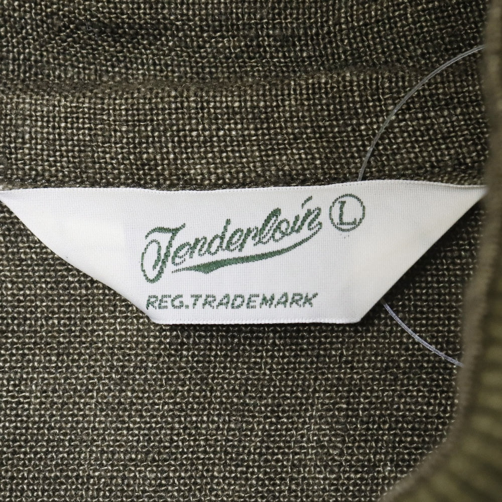 TENDERLOIN 19SS Linen Swingtop Jacket Khaki Size L