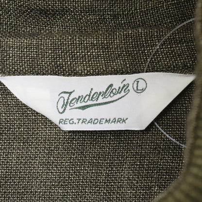 TENDERLOIN 19SS Linen Swingtop Jacket Khaki Size L