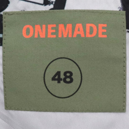 ONE MADE MA- Girl Print Madonna Bomber Jacket Black Size L