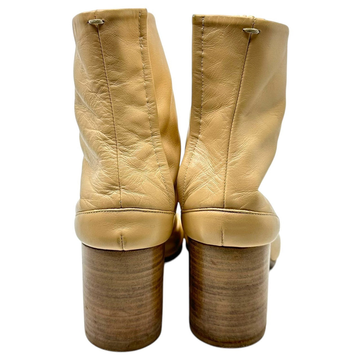 MAISON MARGIELA Tabi Heel Leather Boots Size 36