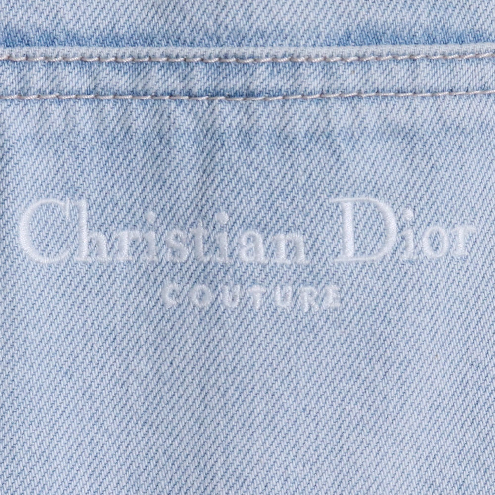 DIOR Carpenter Double Knee Denim Light Indigo Size 46