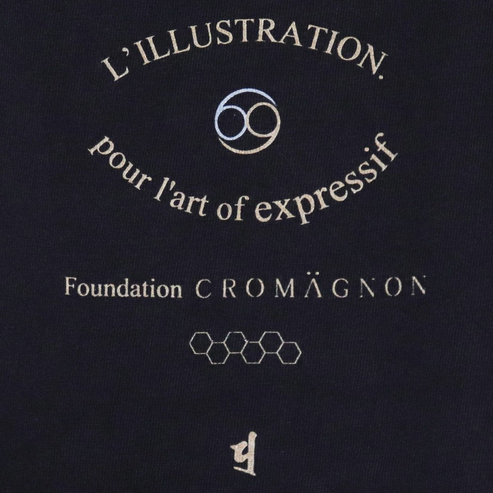 CROMAGNON Antique Print T-Shirt Black Size 1