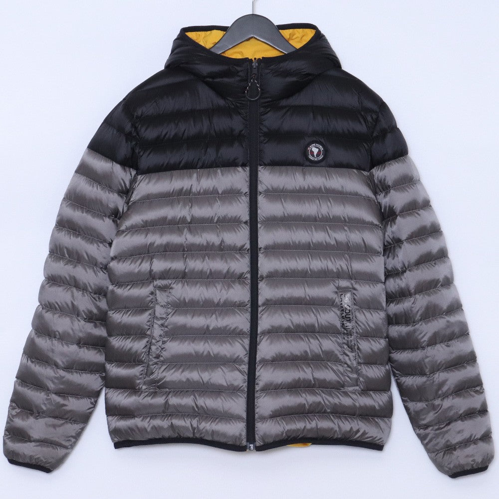 CAPE HORN Yellow Grey Reversible Down Jacket Size 52