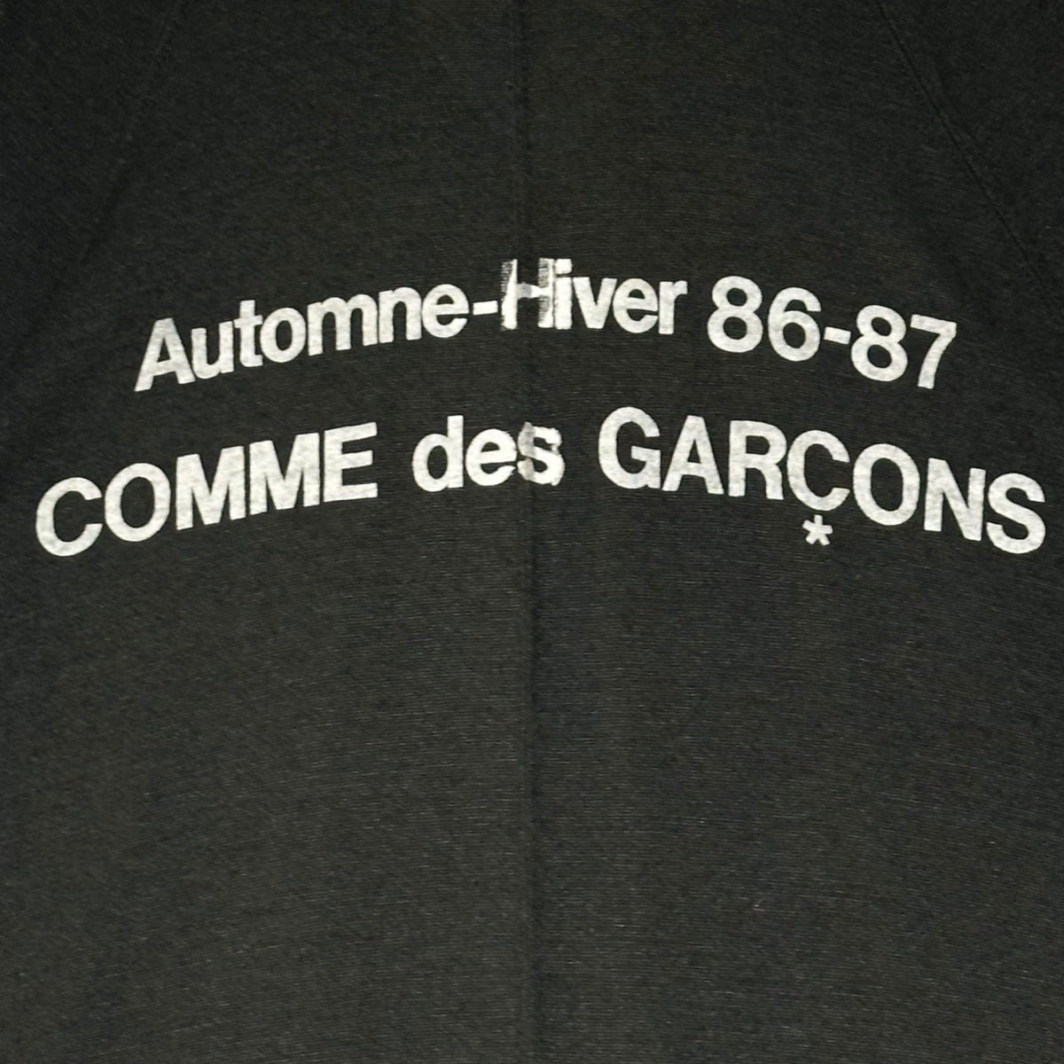 COMME des GARCONS 86AW Staff Wool Coat Black Size M