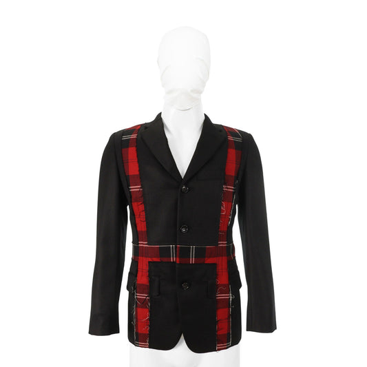 COMME des GARCONS 2008 A/W Wool Blend Black Red Size SS