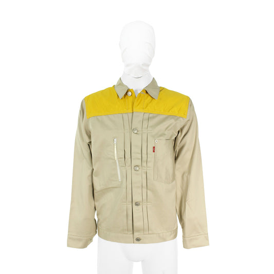 Levi's Fenom 2006 Beige Yellow Jacket Size L