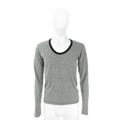 NUMBER (N)INE 2003 S/S A/W Gray Black Cotton Long Sleeve Size 3