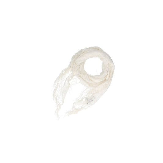 NUMBER (N)INE 2001 A/W White Rayon Nylon Silk Scarf